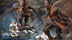 サイズも価格も大ボリューム！『SEKIRO』主人公「狼」スタチューが予約開始。楔丸と不死斬りを背負い、戦国の世を駆ける 画像